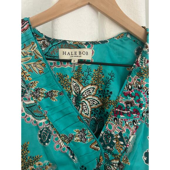 Hale Bob Brynn Silk Romper Womens Size SM - Picture 9 of 10